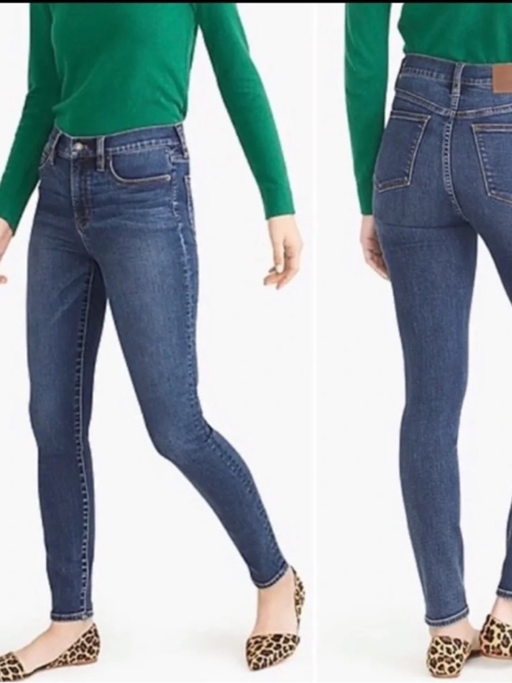 J Crew Mercantile Skinny Ankle Jeans Women's 26 Stretch J6584 High Rise